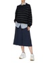 Figure View - Click To Enlarge - ACNE STUDIOS - Stripe sweater