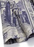 Detail View - Click To Enlarge - ACNE STUDIOS - Theatre print flared linen skirt