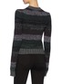 Back View - Click To Enlarge - ACNE STUDIOS - Stripe V-neck sweater