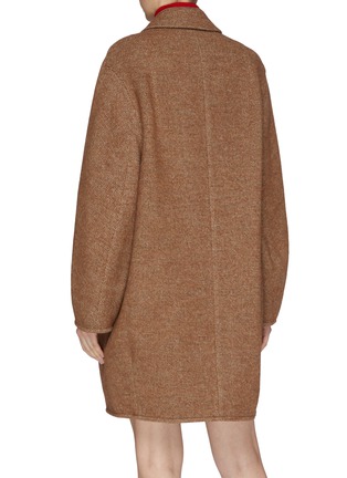Back View - Click To Enlarge - ACNE STUDIOS - Concealed front twill coat