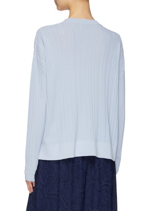 Back View - Click To Enlarge - ACNE STUDIOS - Rib knit sweater
