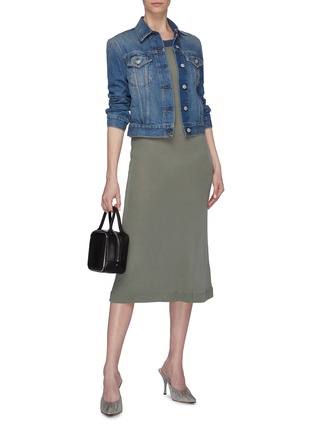 Figure View - Click To Enlarge - ACNE STUDIOS - Washed denim jacket