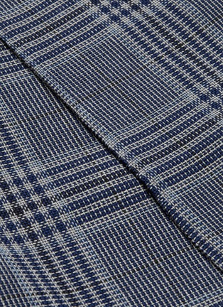 Detail View - Click To Enlarge - ACNE STUDIOS - Check plaid wrap mini skirt