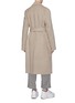 Back View - Click To Enlarge - ACNE STUDIOS - Sash tie oversized wool-cashmere coat