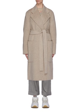Main View - Click To Enlarge - ACNE STUDIOS - Sash tie oversized wool-cashmere coat