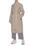 Figure View - Click To Enlarge - ACNE STUDIOS - Sash tie oversized wool-cashmere coat