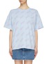 Main View - Click To Enlarge - ACNE STUDIOS - Slogan print oversized T-shirt