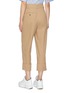 Back View - Click To Enlarge - ACNE STUDIOS - Pleated roll cuff chinos