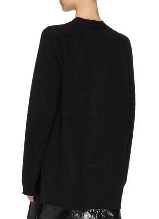 Back View - Click To Enlarge - ACNE STUDIOS - Rib knit raglan cardigan