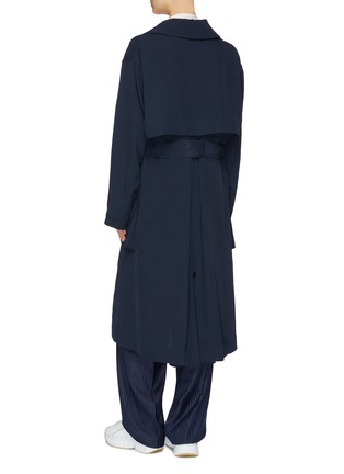 Back View - Click To Enlarge - ACNE STUDIOS - Belted twill trench coat