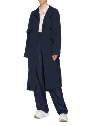 Figure View - Click To Enlarge - ACNE STUDIOS - Belted twill trench coat