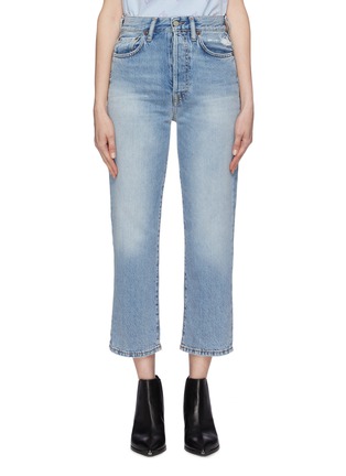 Main View - Click To Enlarge - ACNE STUDIOS - 'Mece' cropped straight leg jeans