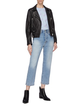Figure View - Click To Enlarge - ACNE STUDIOS - 'Mece' cropped straight leg jeans