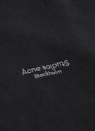  - ACNE STUDIOS - Logo embroidered hoodie