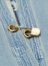  - SANDRINE ROSE - 'The Charlie' safety pin oversized denim kimono jacket