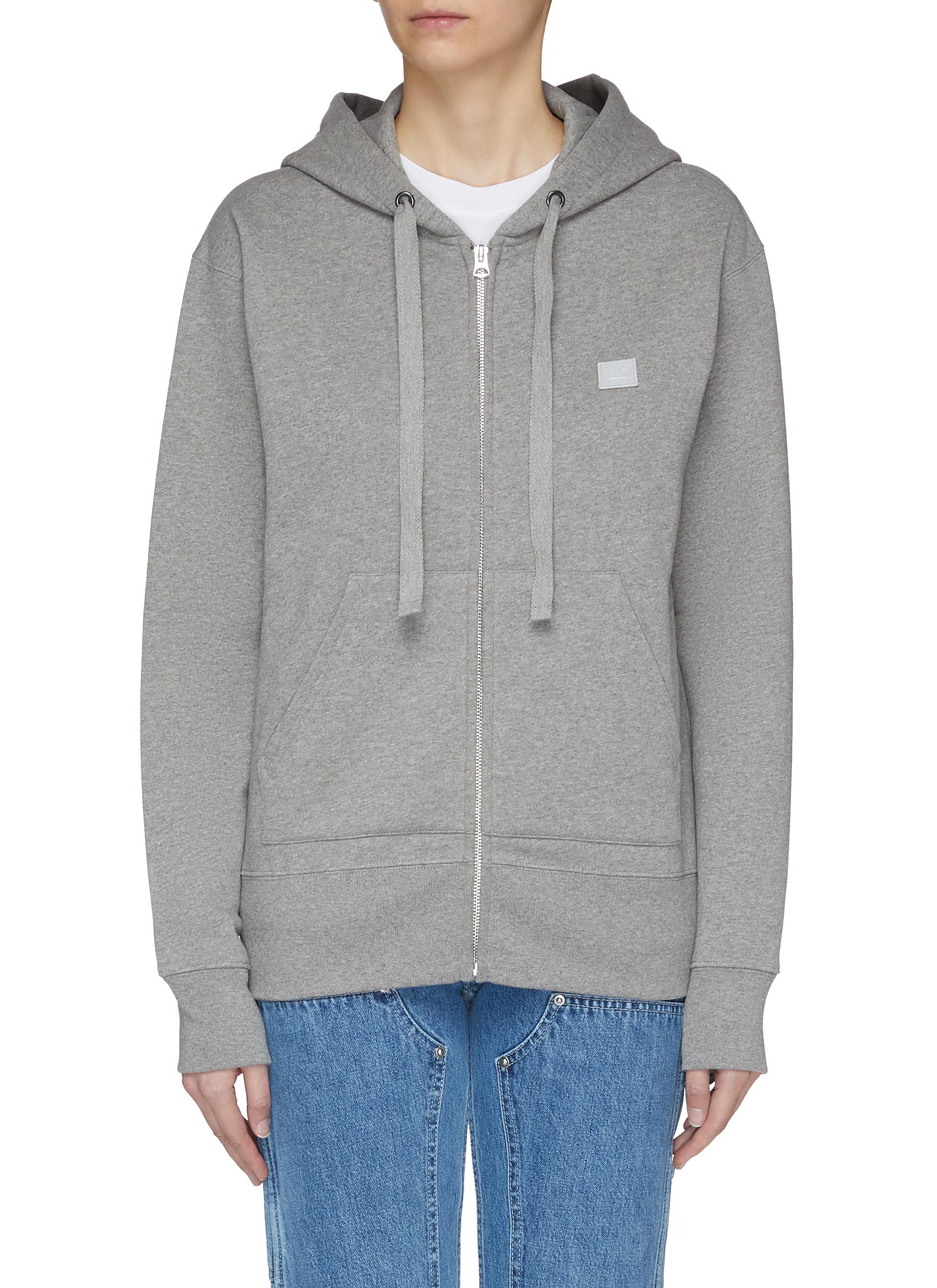 Face patch hoodie by Acne Studios