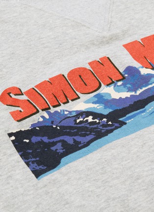  - SIMON MILLER - Mountain logo graphic print sweatshirt