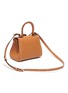 Detail View - Click To Enlarge - DELVAUX - 'Brillant Mini S Rodéo Surpiqué' contrast topstitching leather satchel