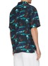 Back View - Click To Enlarge - YOU AS - Storm graphic print short sleeve shirt