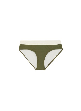 Main View - Click To Enlarge - FLAGPOLE SWIM - 'Lori' contrast waist bikini briefs