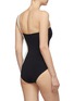 Back View - Click To Enlarge - FLAGPOLE SWIM - 'Calu' one-shoulder one-piece swimsuit