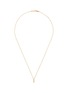 Main View - Click To Enlarge - ROBERTO COIN - 'Tiny Treasures' diamond 18k yellow gold letter pendant necklace – I