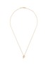 Main View - Click To Enlarge - ROBERTO COIN - 'Tiny Treasures' diamond 18k yellow gold letter pendant necklace – F