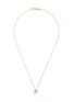 Main View - Click To Enlarge - ROBERTO COIN - 'Tiny Treasures' diamond 18k yellow gold letter pendant necklace – P