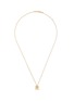Main View - Click To Enlarge - ROBERTO COIN - 'Tiny Treasures' diamond 18k yellow gold letter pendant necklace – R
