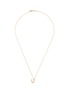 Main View - Click To Enlarge - ROBERTO COIN - 'Tiny Treasures' diamond 18k yellow gold letter pendant necklace – U