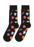 Main View - Click To Enlarge - HAPPY SOCKS - 'Apple' intarsia socks