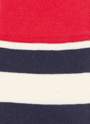 Detail View - Click To Enlarge - HAPPY SOCKS - Colourblock stripe socks