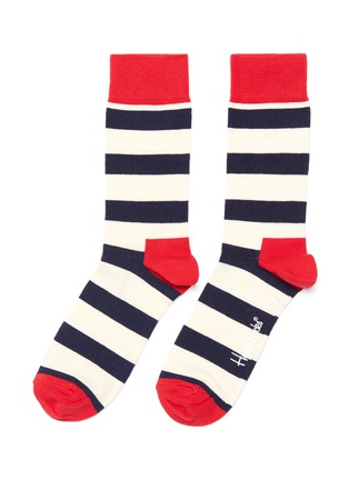 Main View - Click To Enlarge - HAPPY SOCKS - Colourblock stripe socks