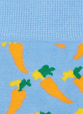 Detail View - Click To Enlarge - HAPPY SOCKS - 'Carrot' intarsia socks
