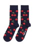 Main View - Click To Enlarge - HAPPY SOCKS - 'Cherry' intarsia socks