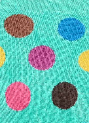 Detail View - Click To Enlarge - HAPPY SOCKS - 'Big Dot' intarsia liner socks