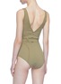 Back View - Click To Enlarge - LISA MARIE FERNANDEZ - 'Yasmin' belted textured one-piece swimsuit