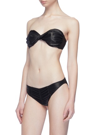 Figure View - Click To Enlarge - LISA MARIE FERNANDEZ - 'Alexia' ruched bikini set