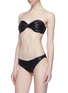 Figure View - Click To Enlarge - LISA MARIE FERNANDEZ - 'Alexia' ruched bikini set