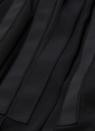 Detail View - Click To Enlarge - 3.1 PHILLIP LIM - Grosgrain ribbon stripe pleated skirt
