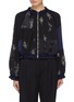 Main View - Click To Enlarge - 3.1 PHILLIP LIM - Embellished ruched patchwork silk bomber jacket