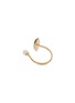 Figure View - Click To Enlarge - DELFINA DELETTREZ - 'Lip Piercing' ruby pearl 18k yellow gold open ring
