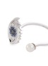 Detail View - Click To Enlarge - DELFINA DELETTREZ - 'Eyes on Me' diamond sapphire pearl 18k white gold open ring