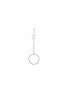 Main View - Click To Enlarge - DELFINA DELETTREZ - 'Bubble' diamond pearl 18k white gold single drop earring