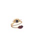 Main View - Click To Enlarge - DELFINA DELETTREZ - 'Marry Me Eyes and Lips' diamond ruby sapphire 18k yellow gold ring