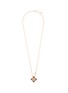 Main View - Click To Enlarge - ROBERTO COIN - 'Princess Flower' diamond 18k rose gold pendant necklace