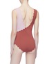 Back View - Click To Enlarge - MARYSIA - 'Canyon Point' colourblock scalloped one-piece swimsuit