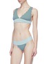 Figure View - Click To Enlarge - MARYSIA - 'Santa Clara' colourblock scalloped bikini top