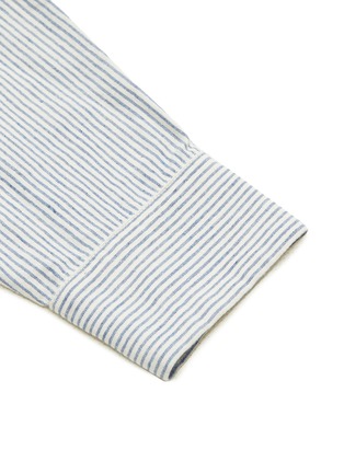  - MAISON FLANEUR - Contrast sleeve stripe sweater