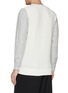 Back View - Click To Enlarge - MAISON FLANEUR - Contrast sleeve stripe sweater